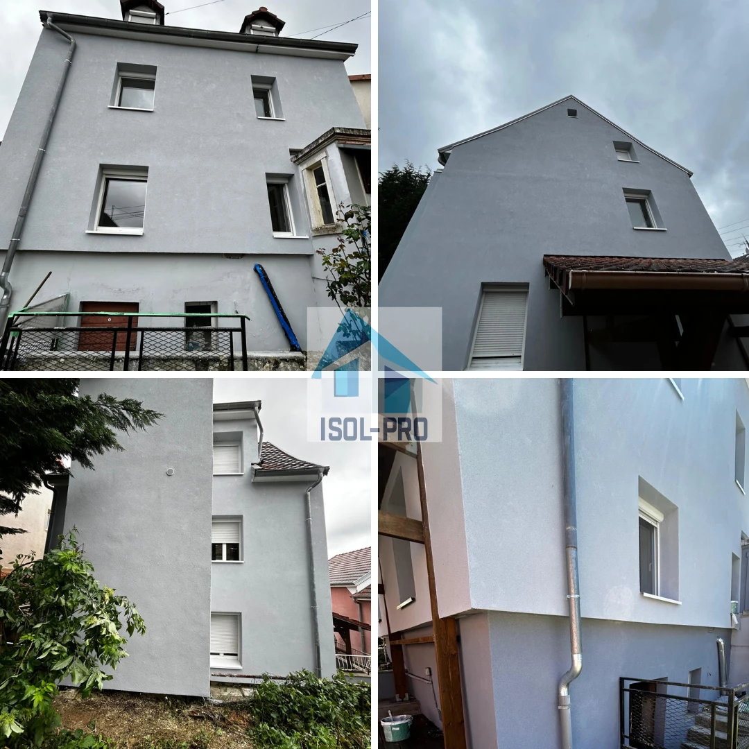 Isolation thermique par l'extérieur en laine de roche