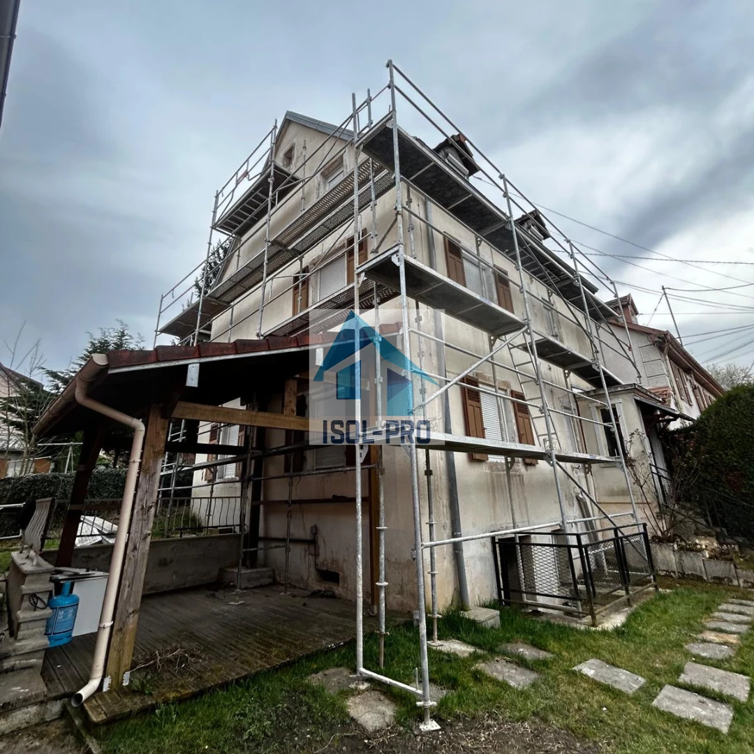 Isolation thermique par l'extérieur en laine de roche