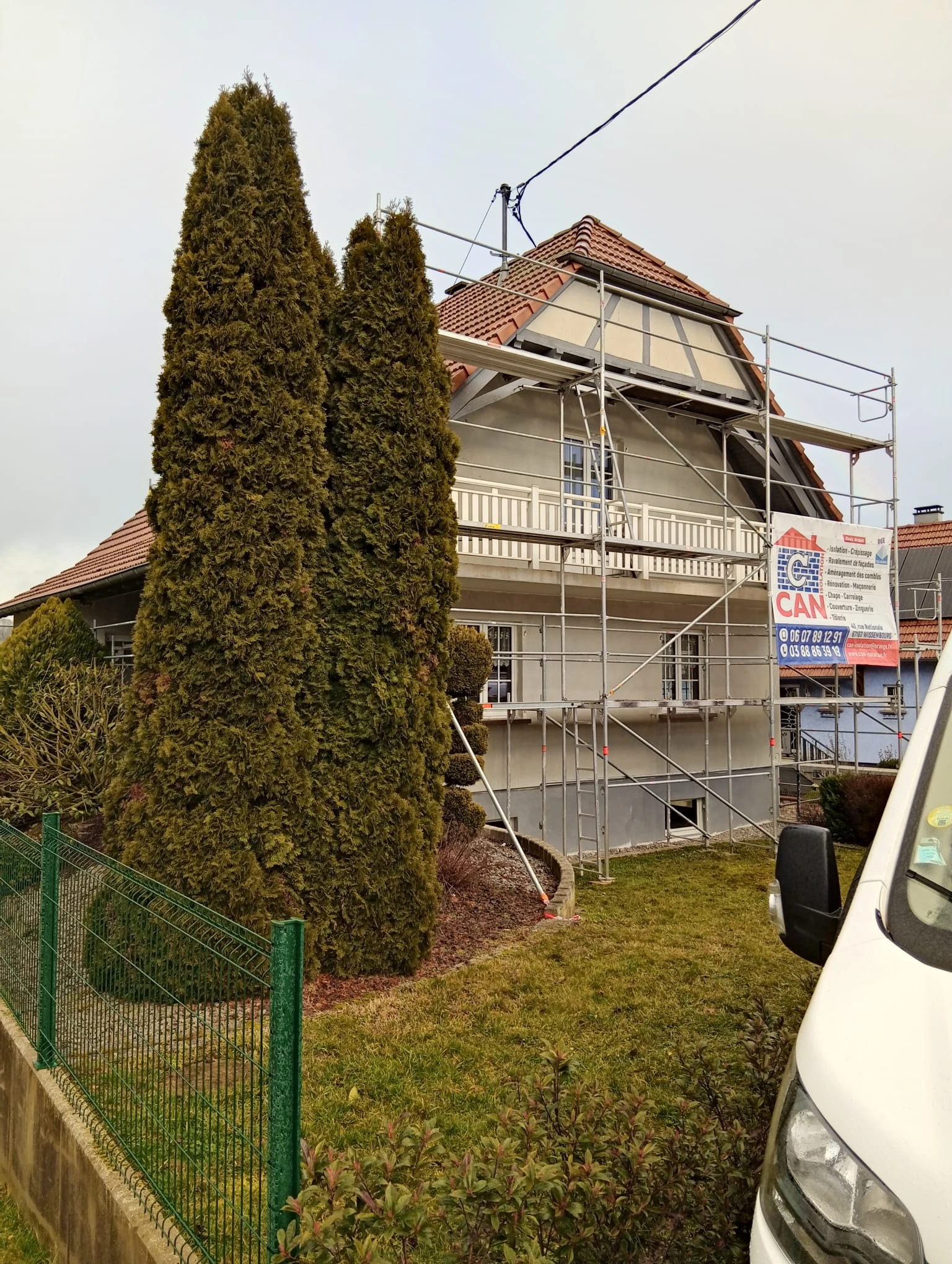 CHANTIER RAVALEMENT DE FACADE STEINSELTZ WISSEMBOURG ROTT CLEEBOURG