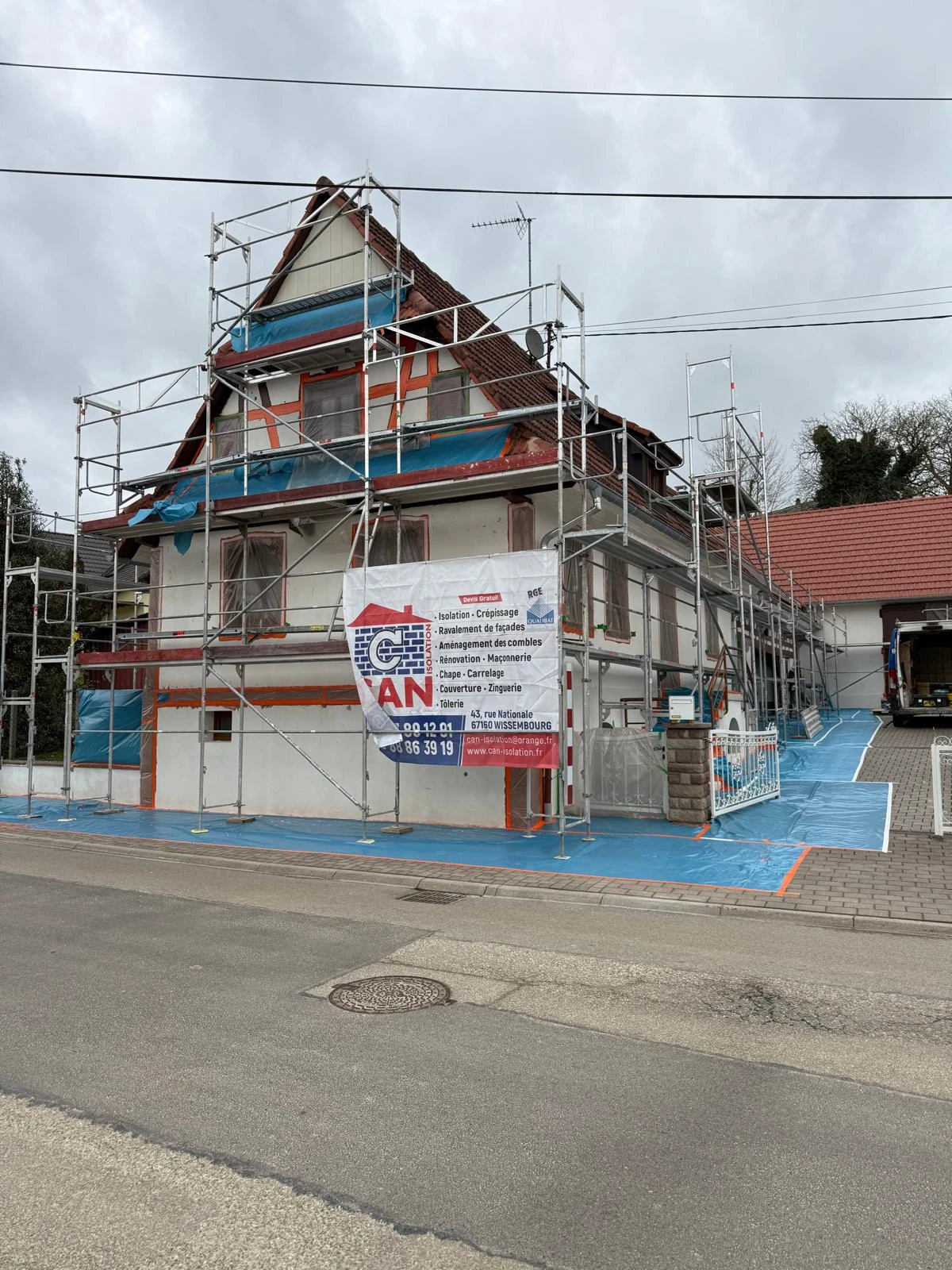 CHANTIER RENOVATION COMPLETE TRIMBACH STEINSELTZ WISSEMBOURG SCHLEITHAL