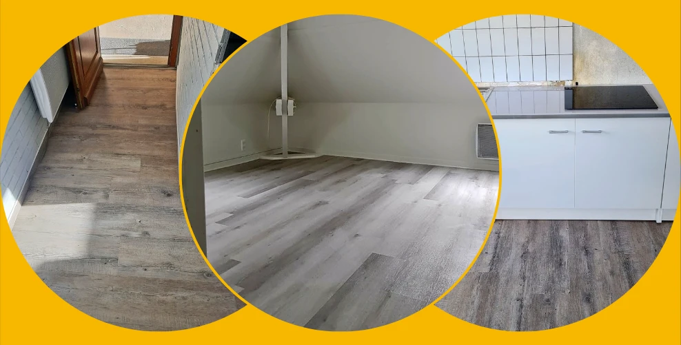 Revêtement de sol PVC clipsé dans l’Aisne (02) – Pose intérieure et extérieure par Vely Pascal Père & Fils