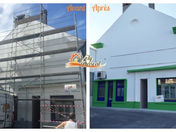 Ravalement de façade en peinture dans l’Aisne (02) – Rénovation extérieure par Vely Pascal Père & Fils