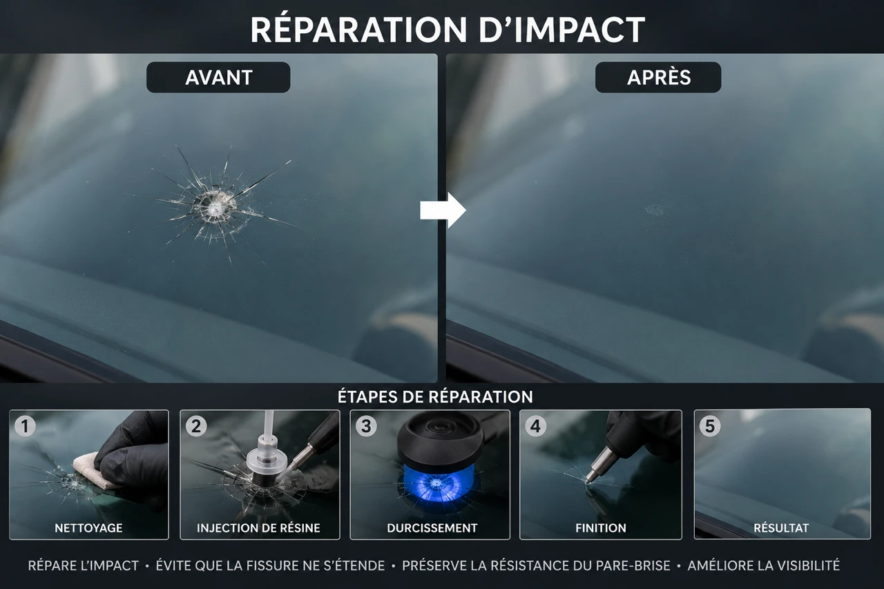 Réparation d'impact