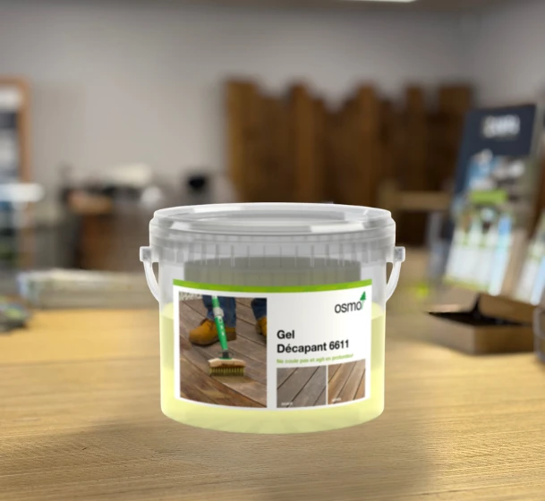 Gel décapant 2,50L +brosse OSMO