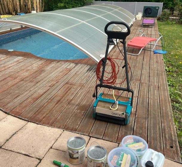 Location - Machine de nettoyage pour terrasse - OSMO