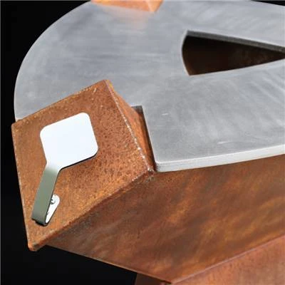 BRASERO PLANCHA 1000 CORTEN + ACCESSOIRES