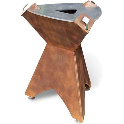 DUO BRAZERO PLANCHA 1000 + DESSERTE CORTEN