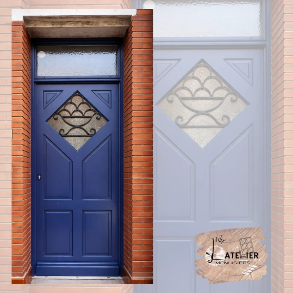 Porte d'entrée bois