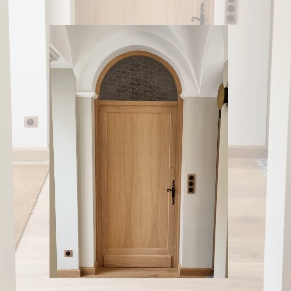 Porte intérieure sur mesure en bois
