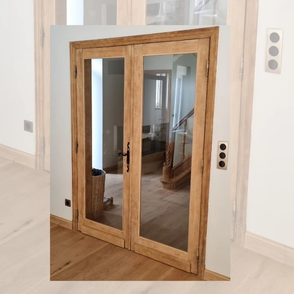 Porte intérieure sur mesure en bois