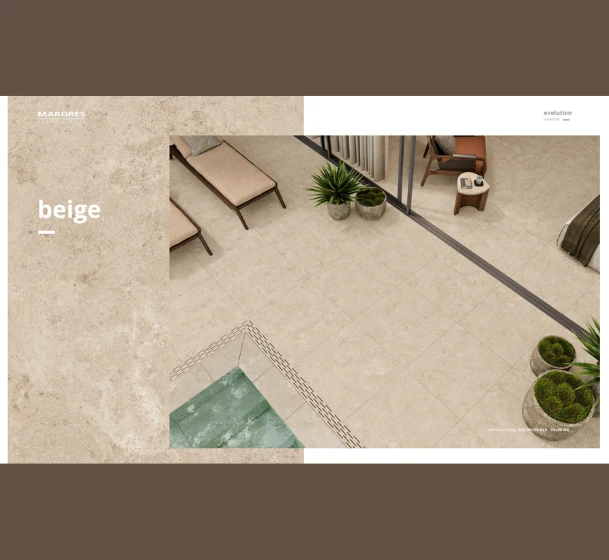Carrelage 60x60 MARGRES Série EVOLUTION BEIGE