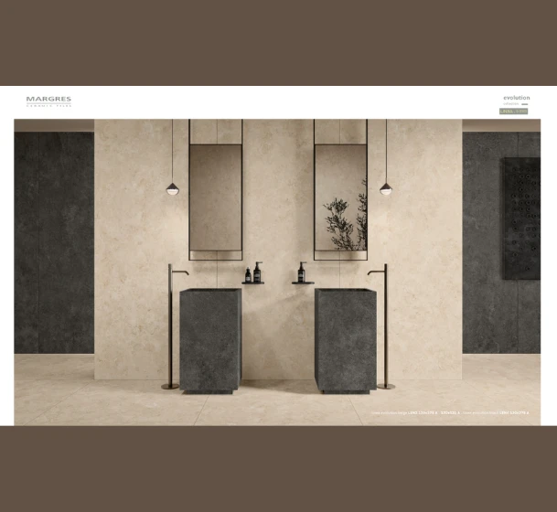 Carrelage 60x60 MARGRES Série EVOLUTION BEIGE