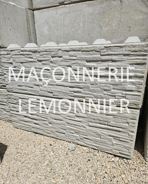 Blocs béton empilables type "Lego"