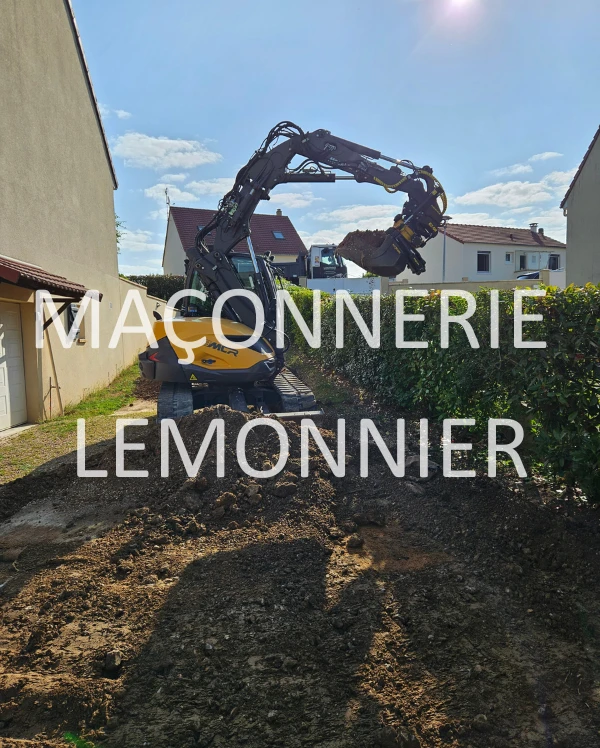 Travaux de terrassement - aménagement extérieur