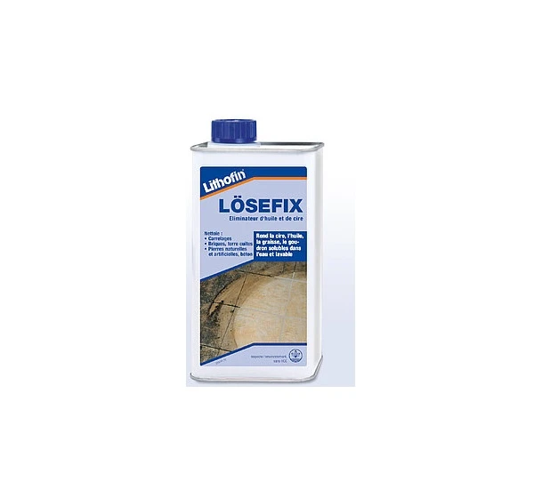 Lithofin LÖSEFIX — Éliminateur d’huile et de cire — 1 L