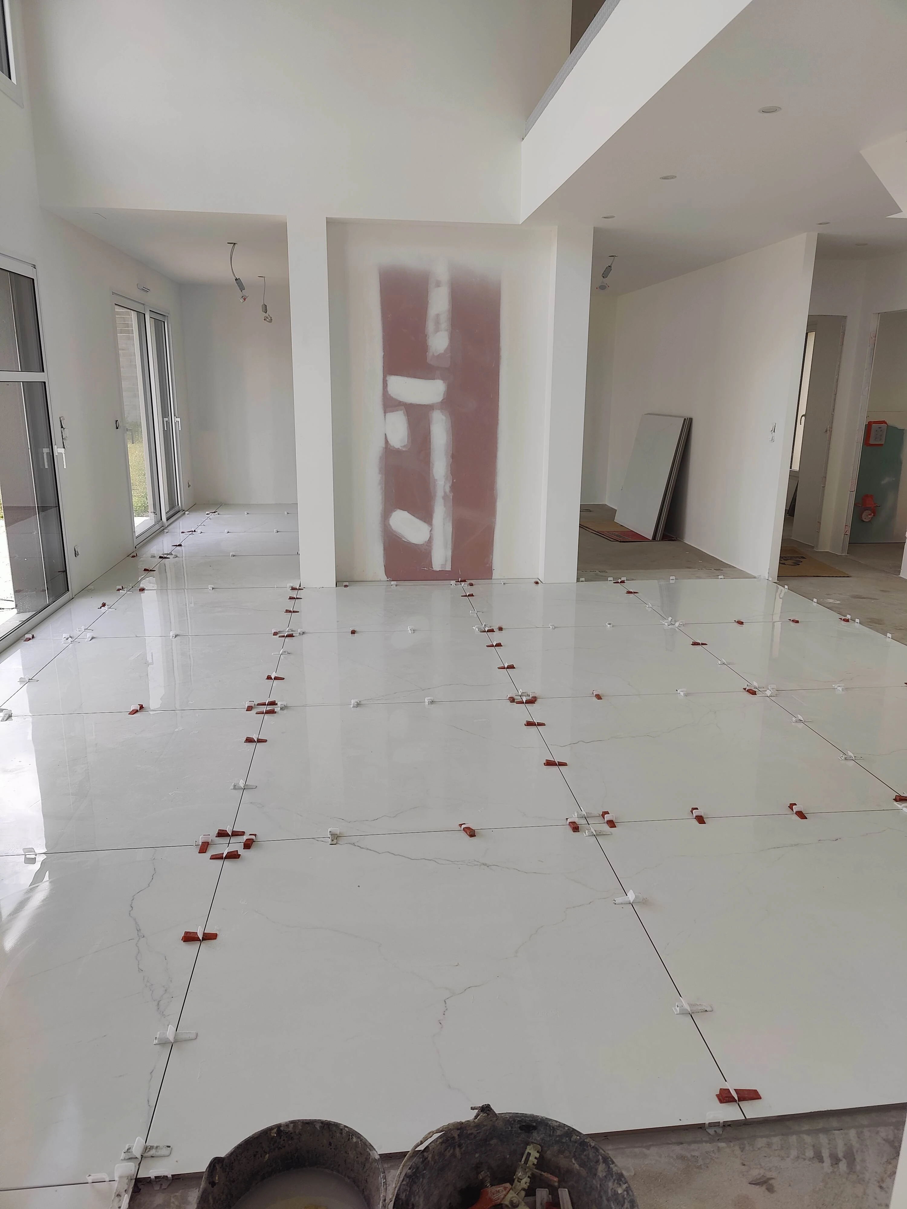 Pose carrelage grand format