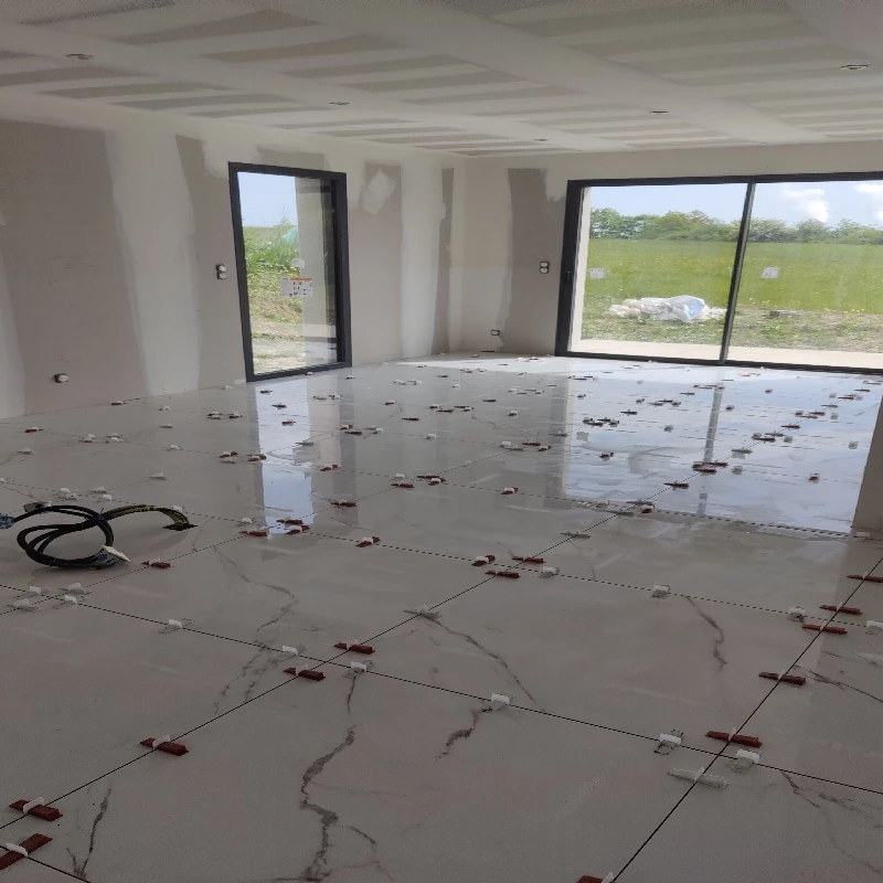 Pose carrelage grand format