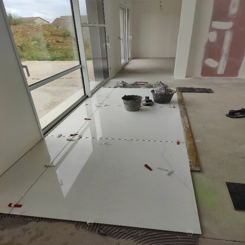 Pose carrelage grand format