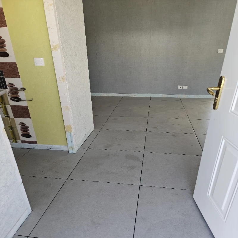 Rénovation de sol suite à des fissuration