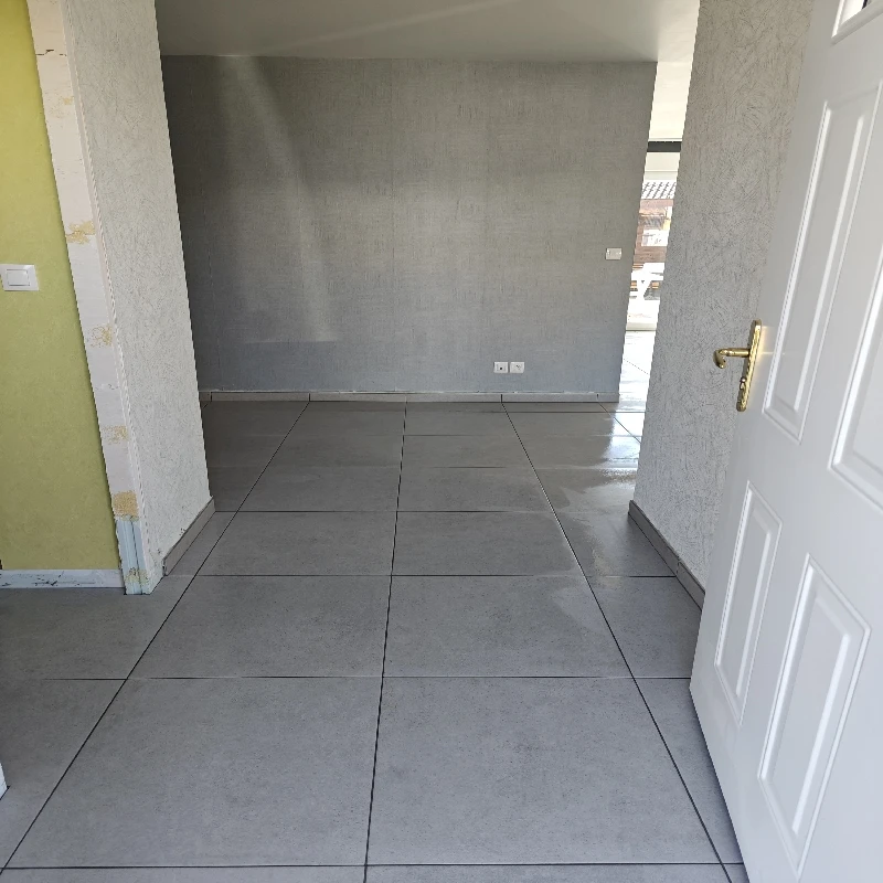 Rénovation de sol suite à des fissuration