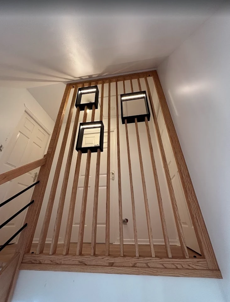 Escalier sur mesure 2/4 tournants et claustra