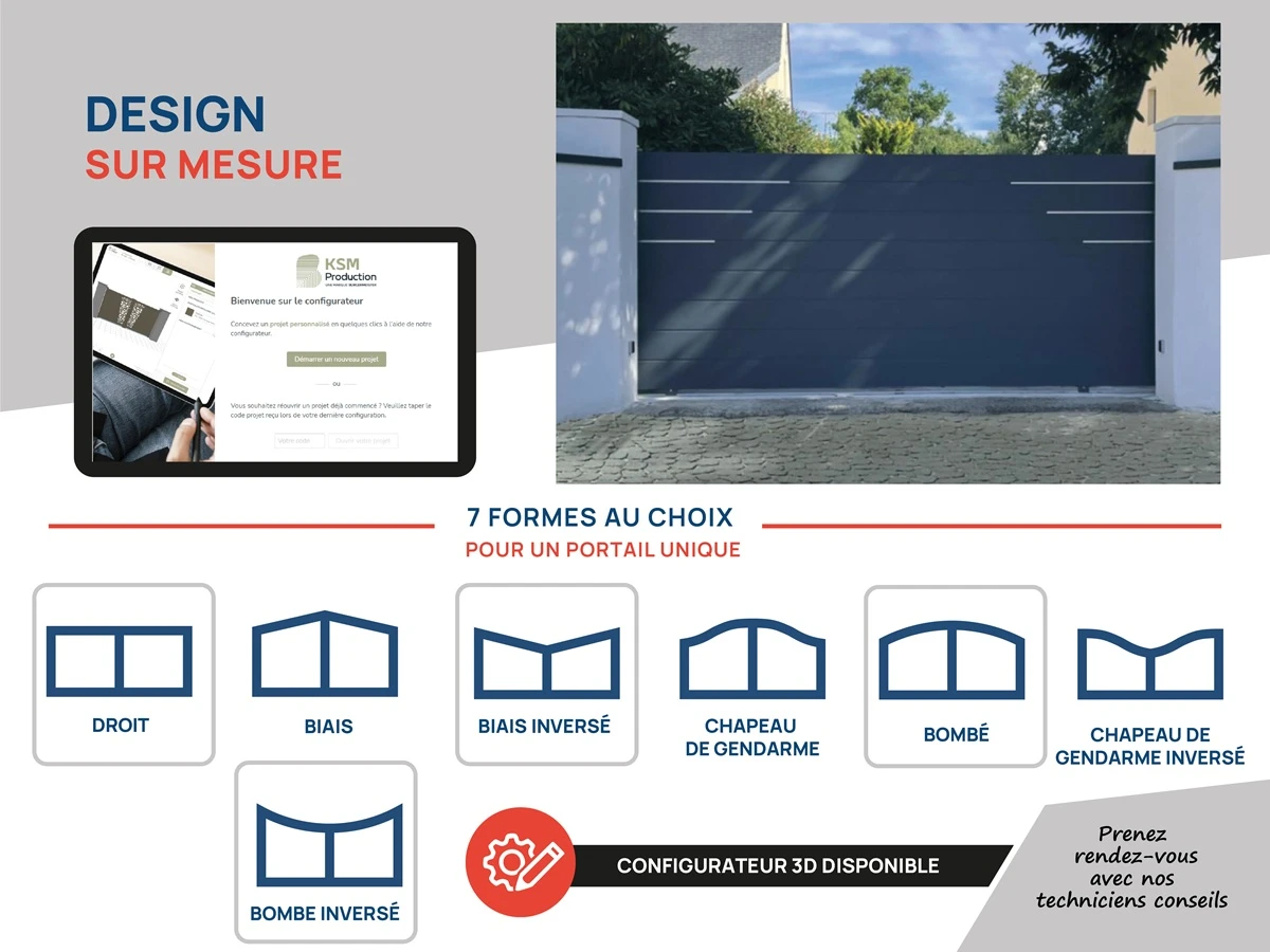 Portail aluminium