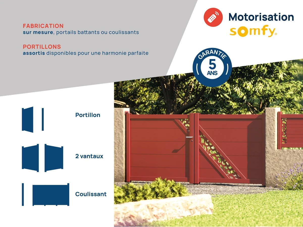 Portail aluminium