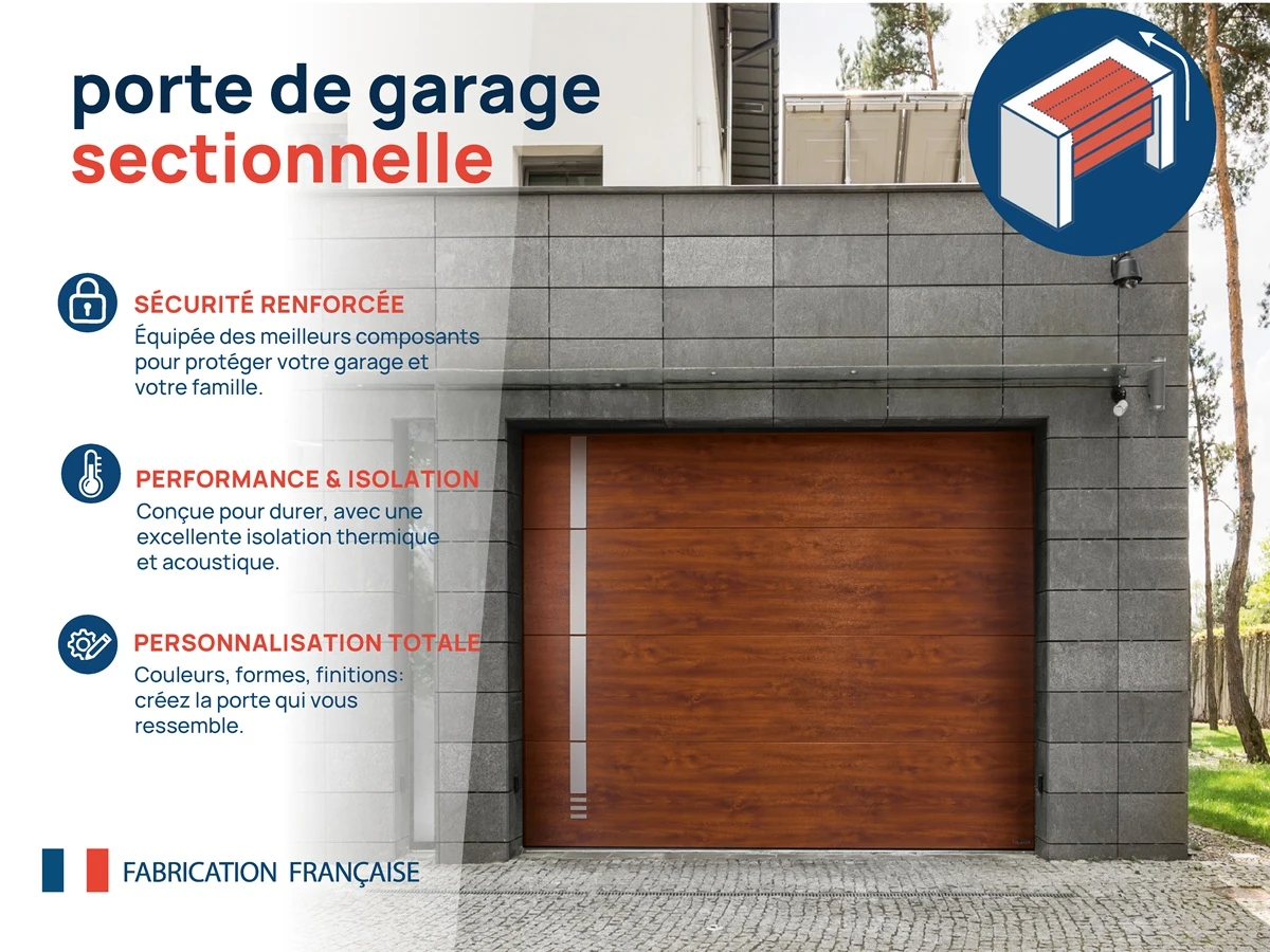 Porte de garage sectionnelle