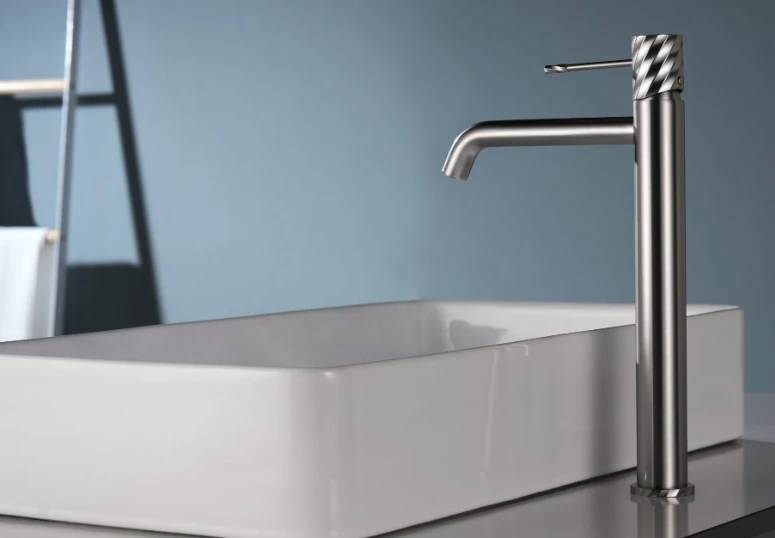 Mitigeur Lavabo Haut Bless Nickel Brossé
