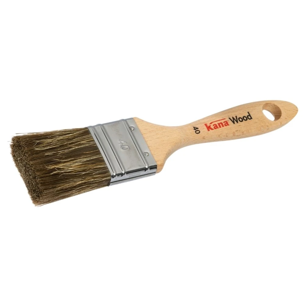 BROSSE PLATE KANA WOOD 40 MM