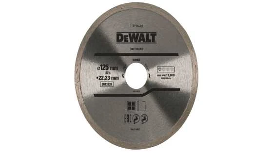 Disque à jante continue béton 125x22.2mm