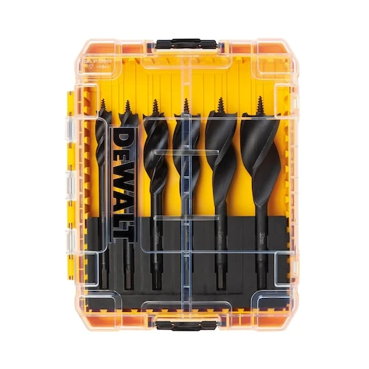 Coffret  de 6 mèches à bois 3 pointes