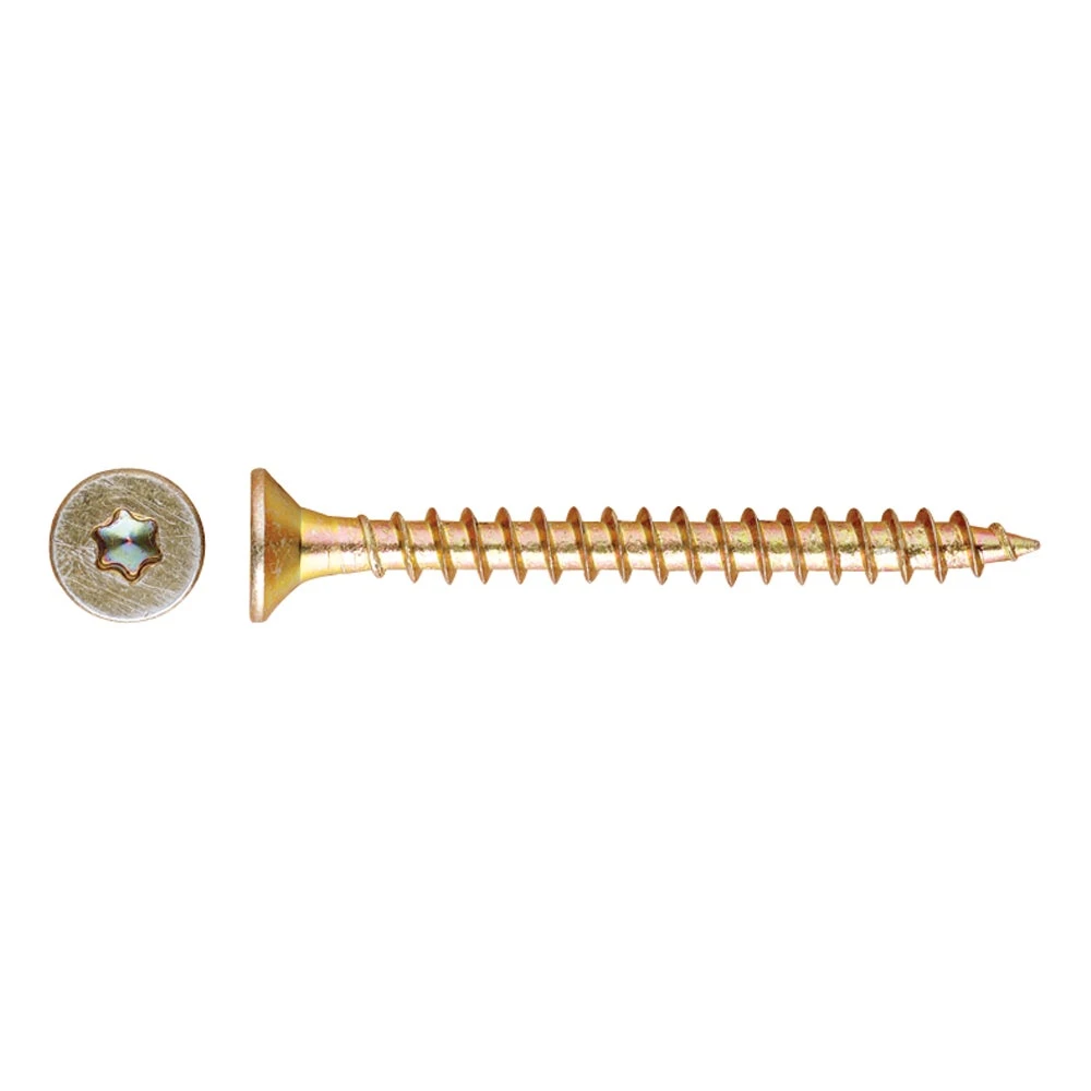 VIS À BOIS TÊTE FRAISÉE. TORX. BICHROMATÉE 4,5X35  500PCS
