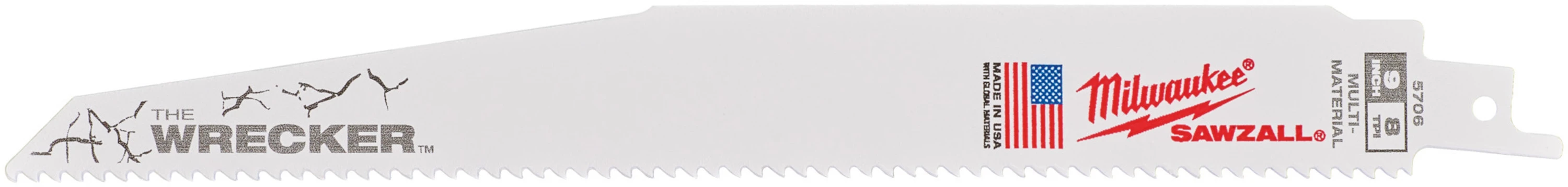 LAME DE SCIE SABRE WRECKER 300MM X5