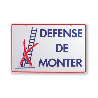 PANNEAU  CHANTIER INTERDIT REF. 919