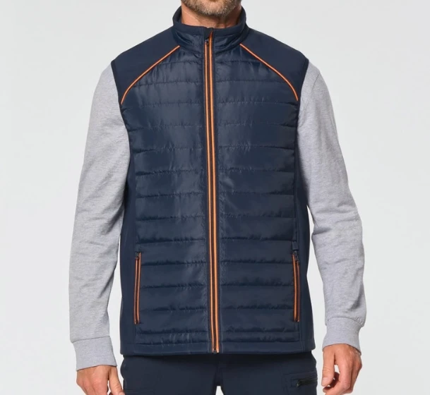 Bodywarmer Day To Day bi-matière unisexe personnalisable