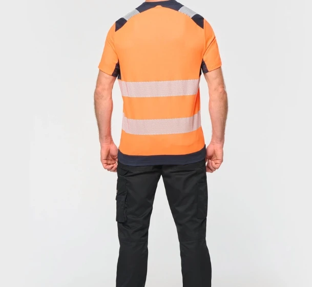 T-shirt de sécurité recyclé manches courtes unisexe
