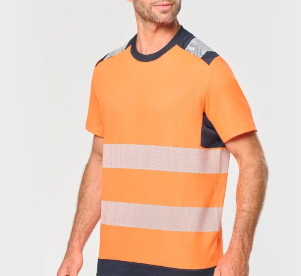 T-shirt de sécurité recyclé manches courtes unisexe