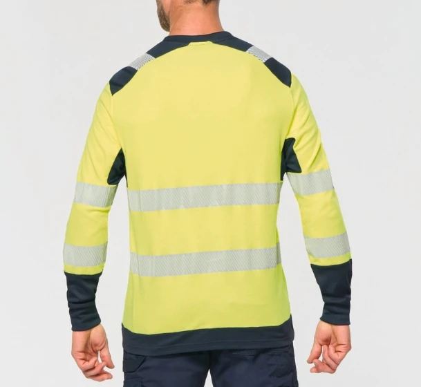 T-shirt de sécurité recyclé manches longues unisexe