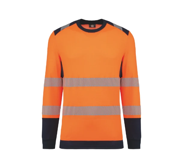 T-shirt de travail haute visibilité manches longues 180 g/m²