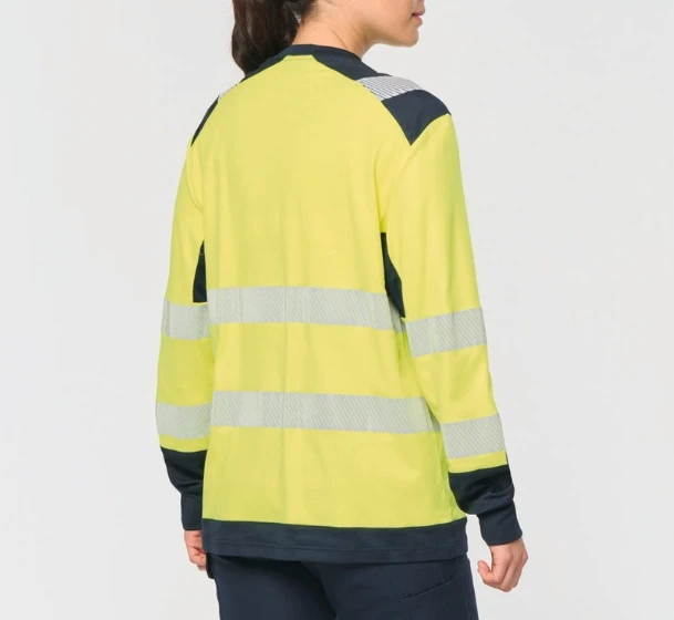 T-shirt de sécurité recyclé manches longues unisexe