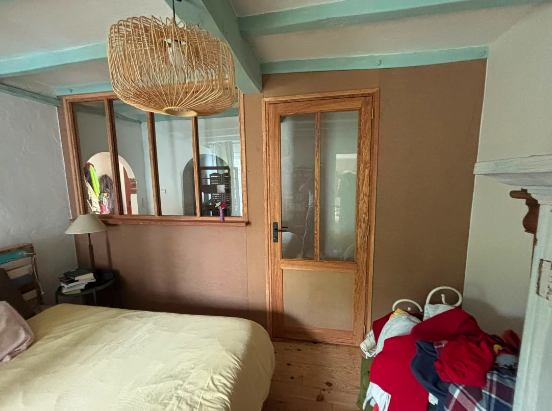 Cloison sur mesure avec porte et verrière à Wavrans sur L'AA