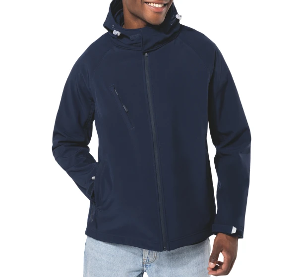 Veste softshell à capuche amovible homme personnalisable