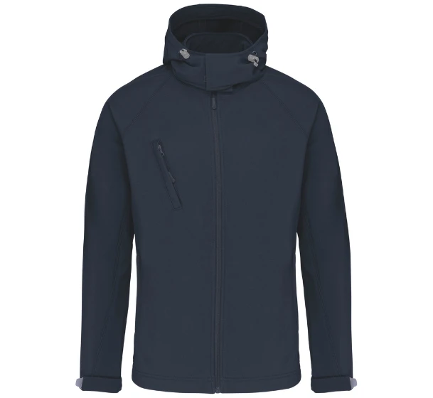 Veste softshell à capuche amovible homme personnalisable