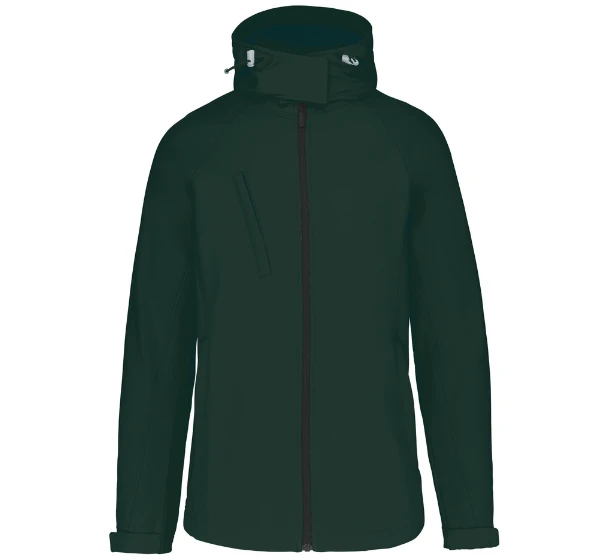 Veste softshell à capuche amovible femme personnalisable