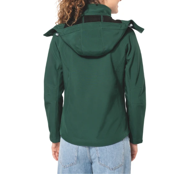 Veste softshell à capuche amovible femme personnalisable