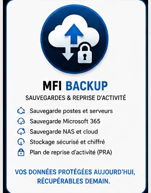 MFI Backup – Solution de sauvegarde managée