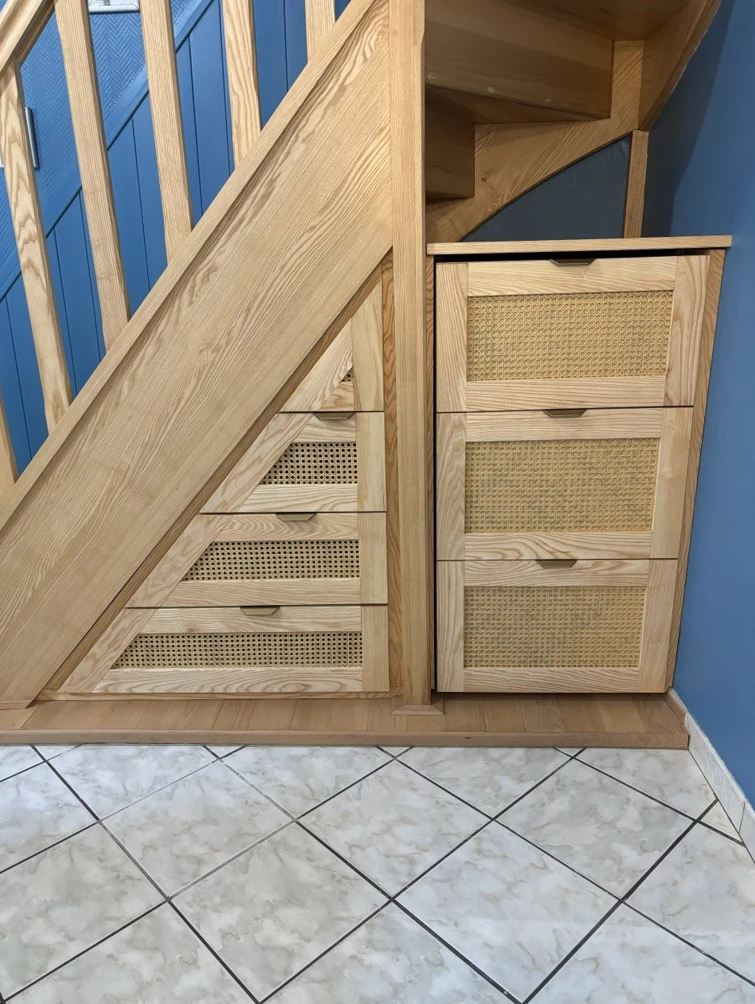 Rangement sous escalier en Canage à Boulogne sur mer