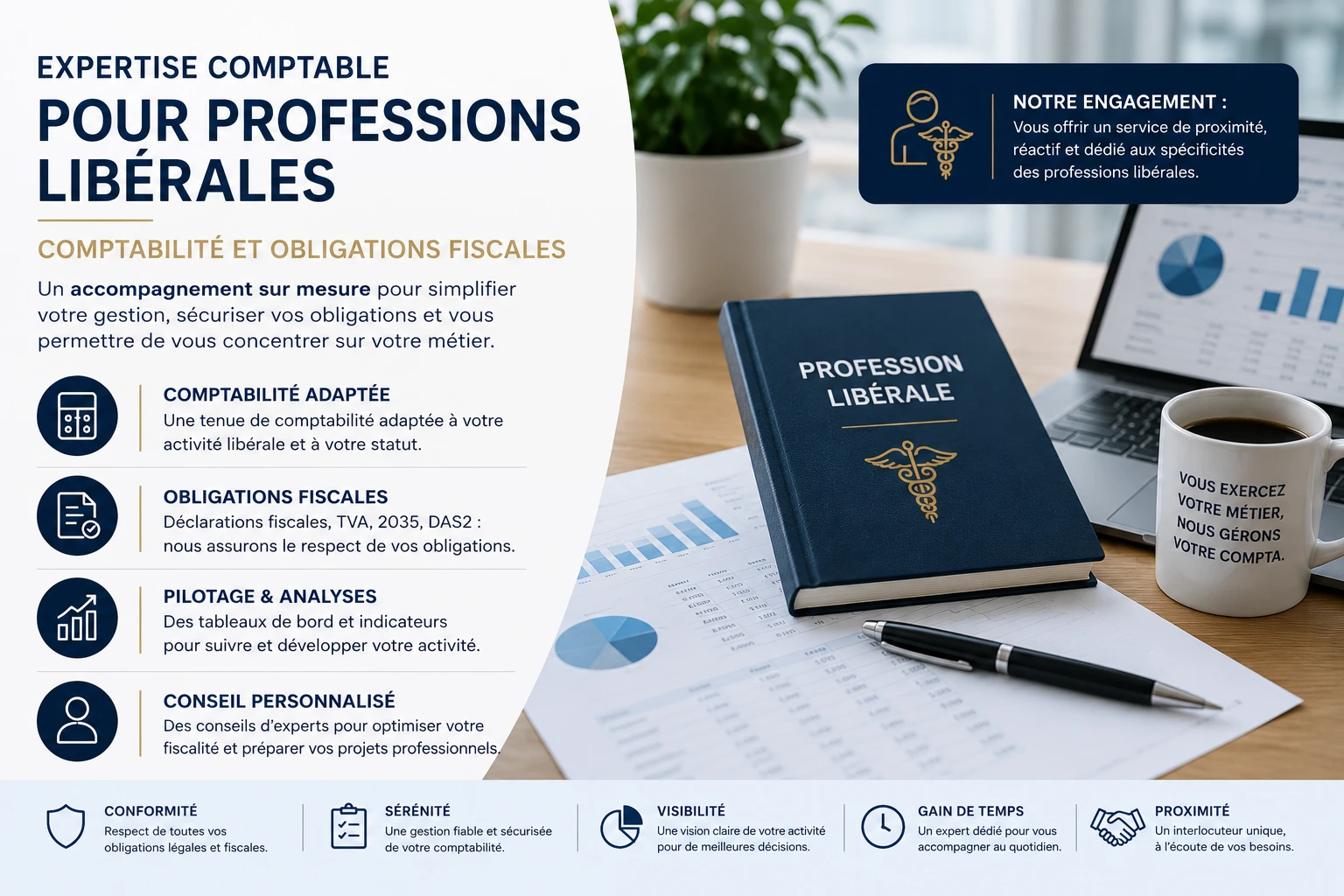 Expertise comptable pour professions libérales – Comptabilité et obligations fiscales
