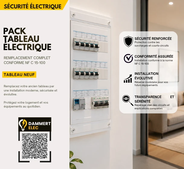 Remplacement de tableau électrique
